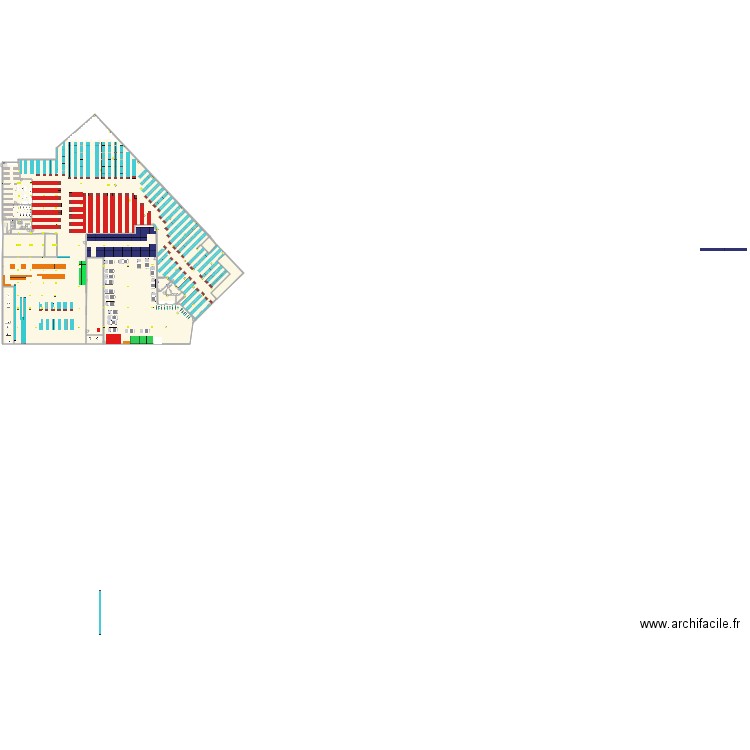 Reuilly Thibaut theo V18. Plan de 19 pièces et 428 m2