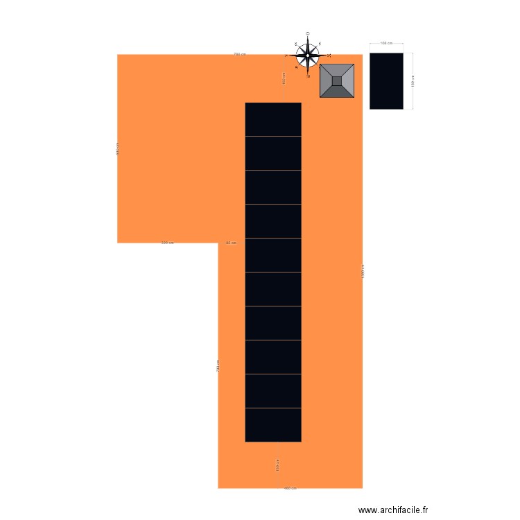 CALEPINAGE M.PEDEHONTAA. Plan de 0 pièce et 0 m2