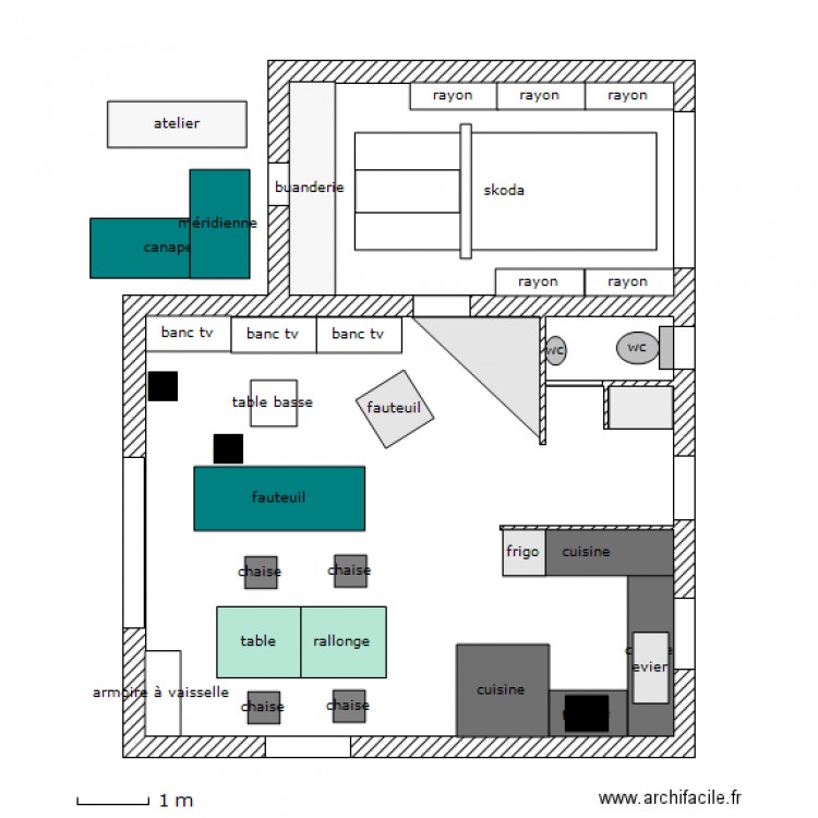 villa vanille rdc. Plan de 0 pièce et 0 m2