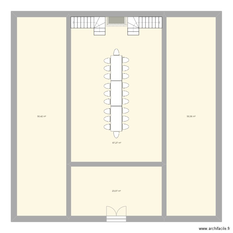 Manoir style château. Plan de 4 pièces et 191 m2