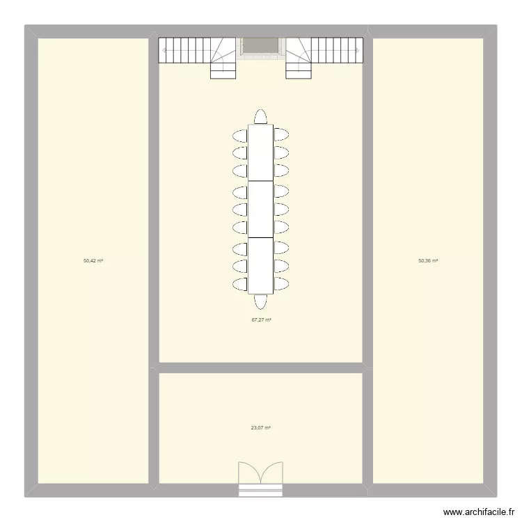 Manoir style ch&acirc;teau. Plan de 