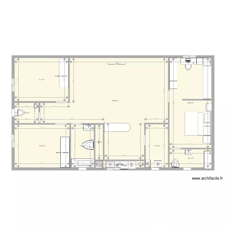 maison . Plan de 