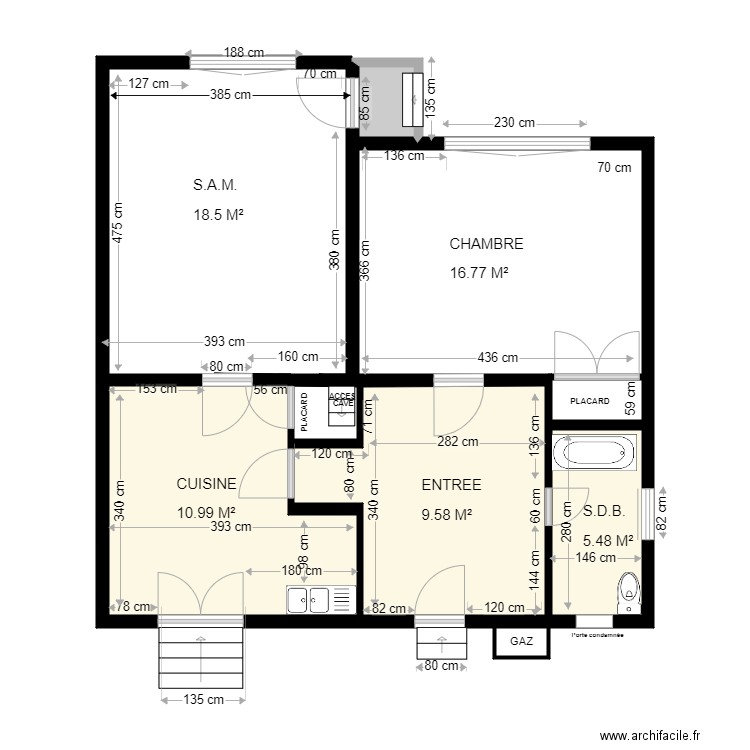 NAVAUD. Plan de 0 pièce et 0 m2