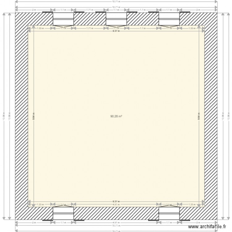 base. Plan de 0 pièce et 0 m2