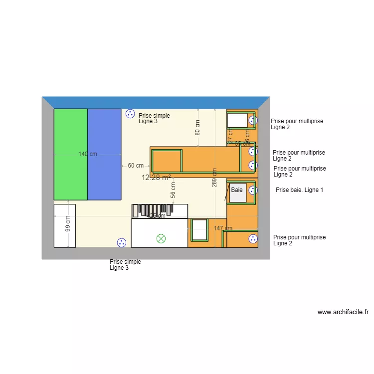 bureau. Plan de bureau. Plan de