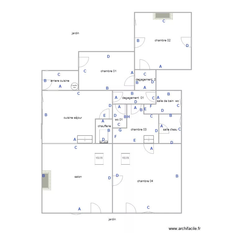 beischon parker lot 2 PB. Plan de 