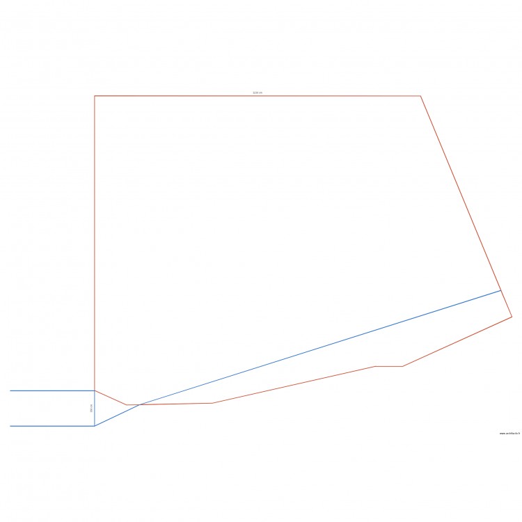 parcelle Ruragaragaza passage option1. Plan de 0 pièce et 0 m2