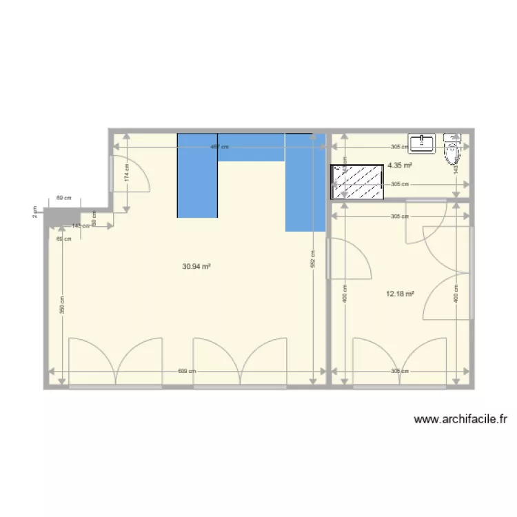 Gw Corthouts. Plan de 