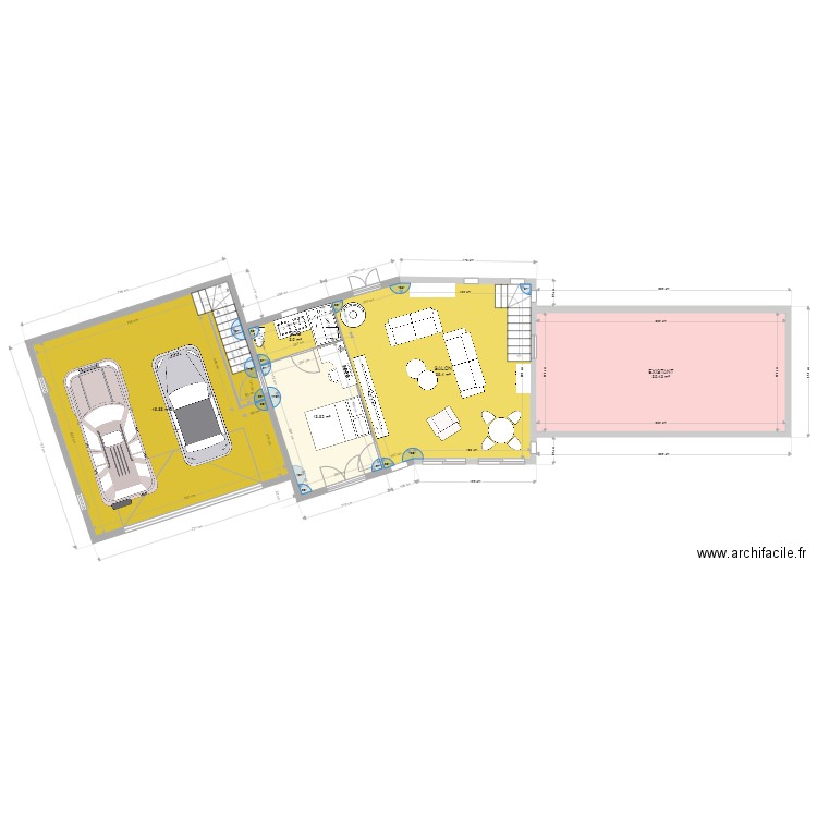 PROJET SEJOUR TOIT ZINC. Plan de 0 pièce et 0 m2