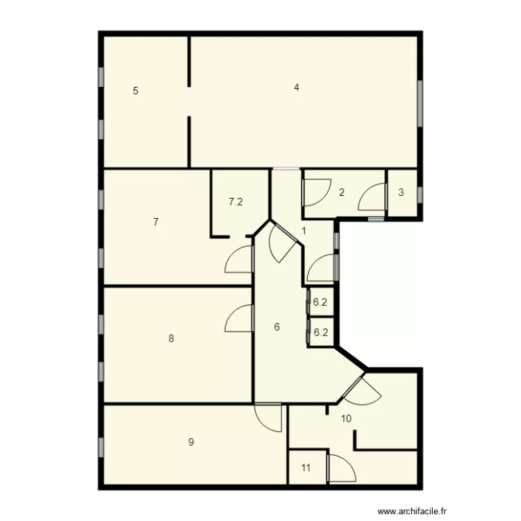 184642 BANNIER. Plan de 