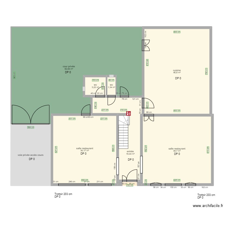 VINTAGE DECO BRO AVANT TRAVAUX. Plan de 10 pièces et 247 m2