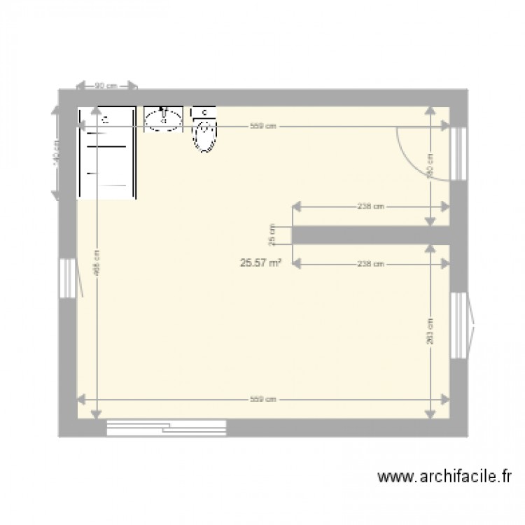 chrevrerie 1er étage. Plan de 0 pièce et 0 m2