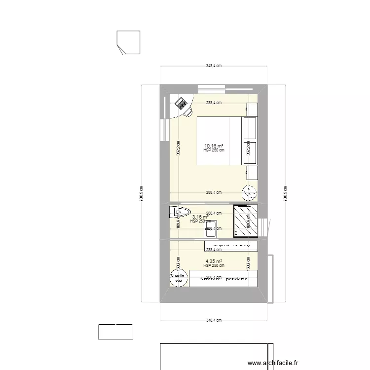 garage ter. Plan de 