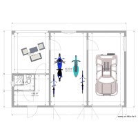 garage plan au sol 