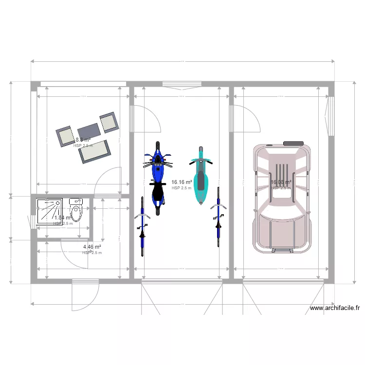 garage plan au sol . Plan de garage plan au sol . Plan de