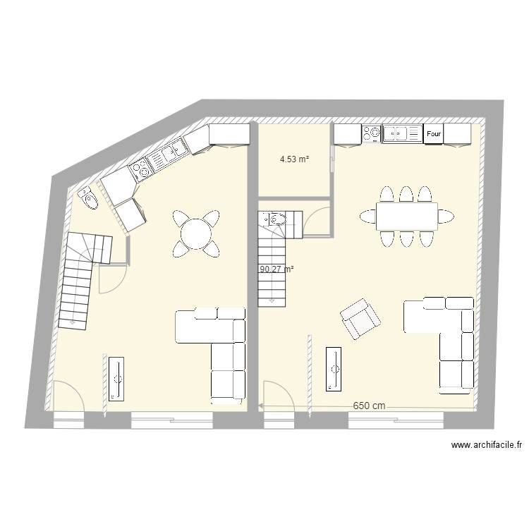 Plan remise 3 rez dz jardin. Plan de 0 pièce et 0 m2