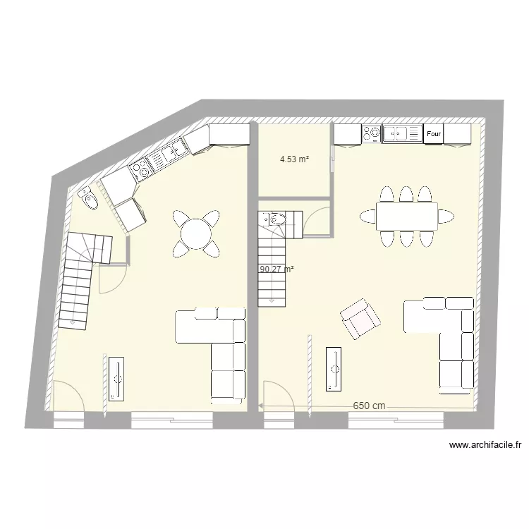 Plan remise 3 rez dz jardin. Plan de 
