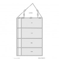 vue de profil batiment