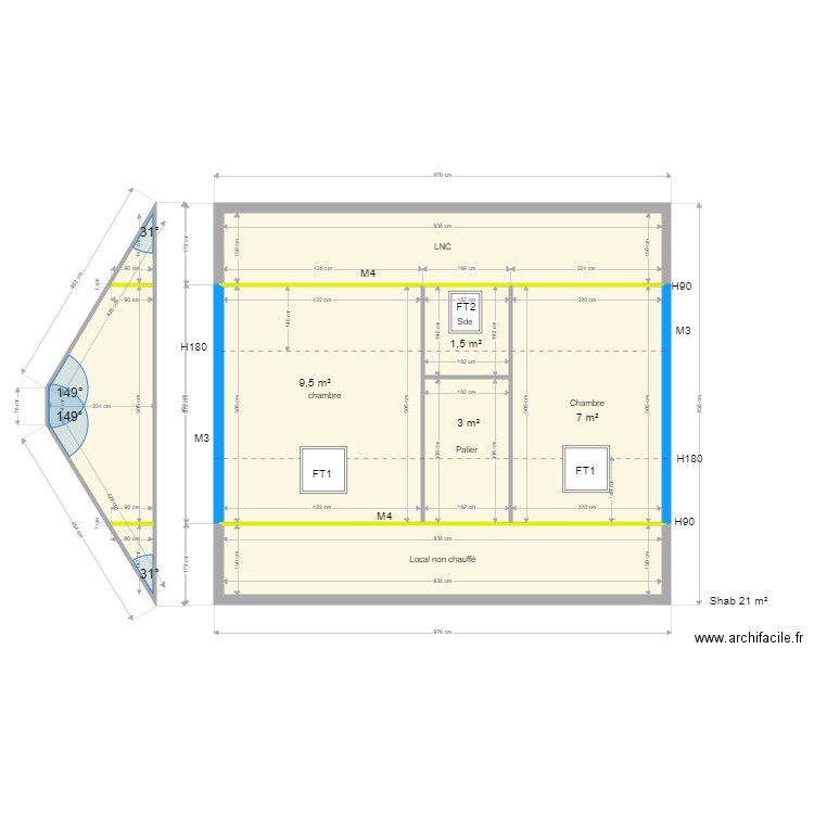 Plan MURY. Plan de 0 pièce et 0 m2