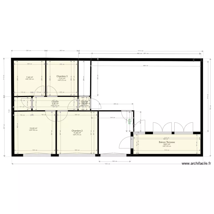 1ER ETAGE Brive Ebauche. Plan de 