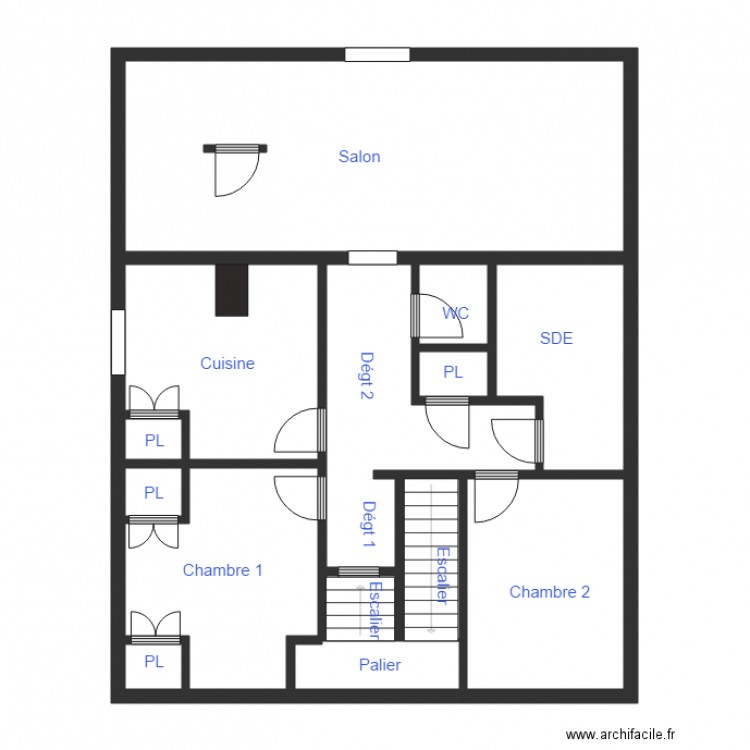 SAIEM 2ETG. Plan de 0 pièce et 0 m2