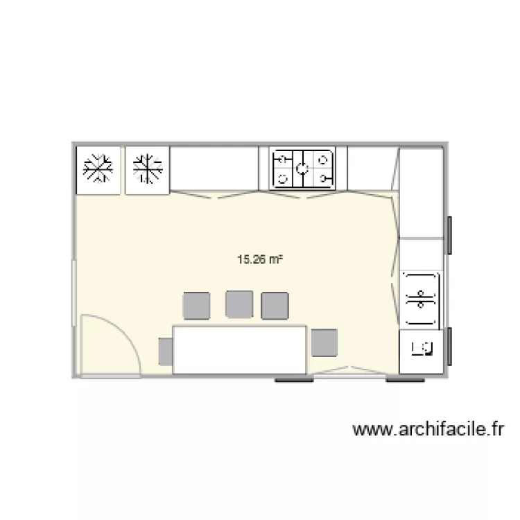 cuisine yeu. Plan de 