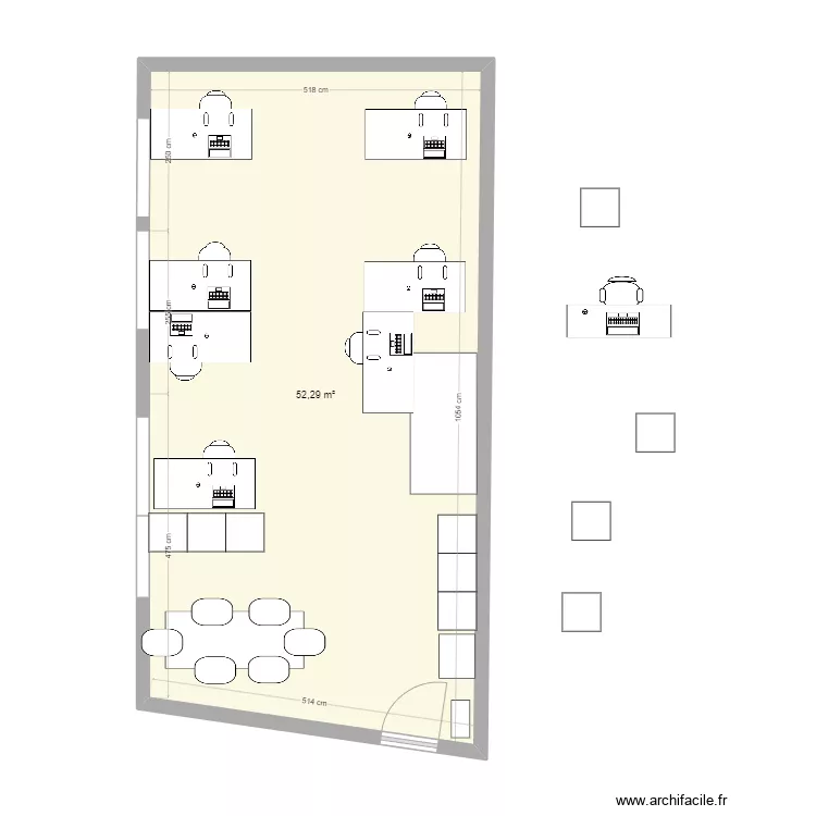 BUREAU 07 23 V3. Plan de 