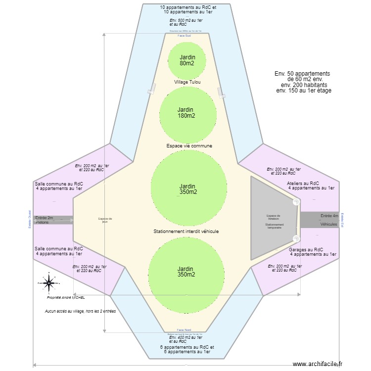 Immeuble Village 101. Plan de 0 pièce et 0 m2