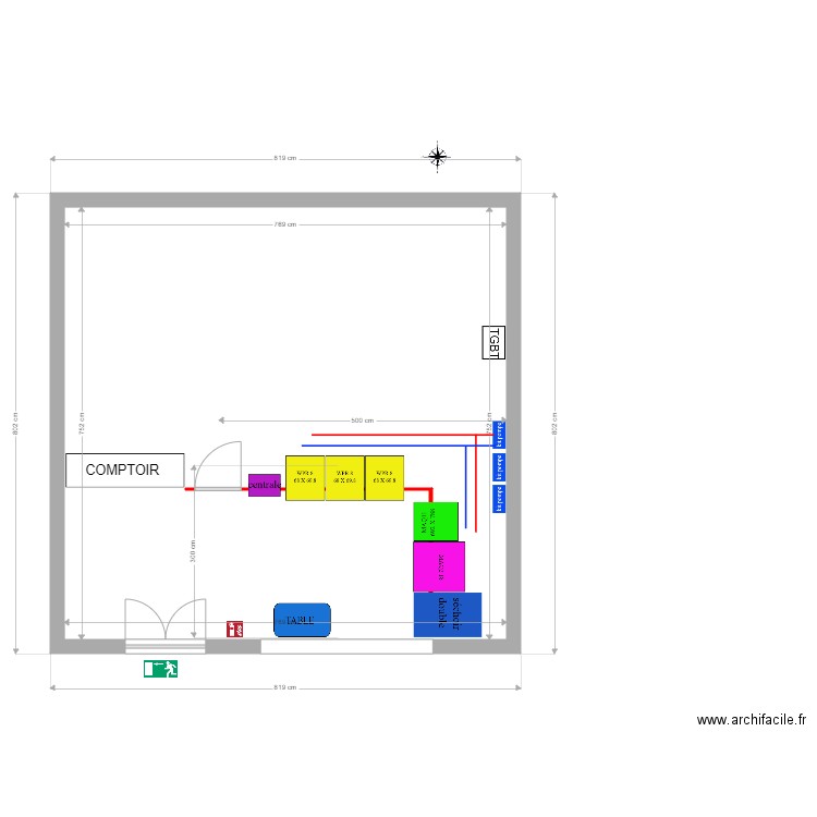 PLAN LAVERIE RABBAT AU MAROC. Plan de 0 pièce et 0 m2