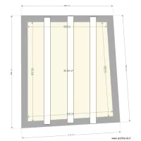 projet n1 vue du dessus toiture actuelle