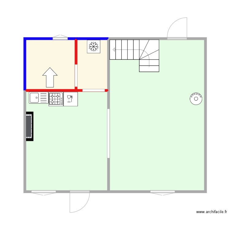 bruleg. Plan de 0 pièce et 0 m2