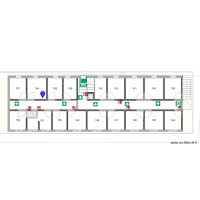 Plan évacuation rocade Chambre 154