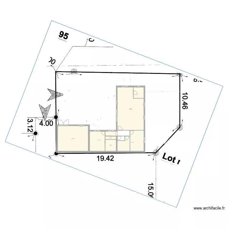 PINIER ZEMAN OLERON. Plan de 