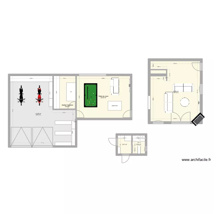 Sollies Pont. Plan de 7  et 122 m²