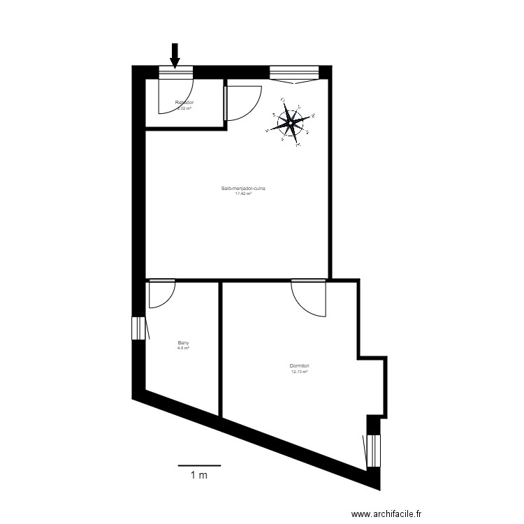 PEU DEL RIU BLOC 3 AP 31. Plan de 0 pièce et 0 m2