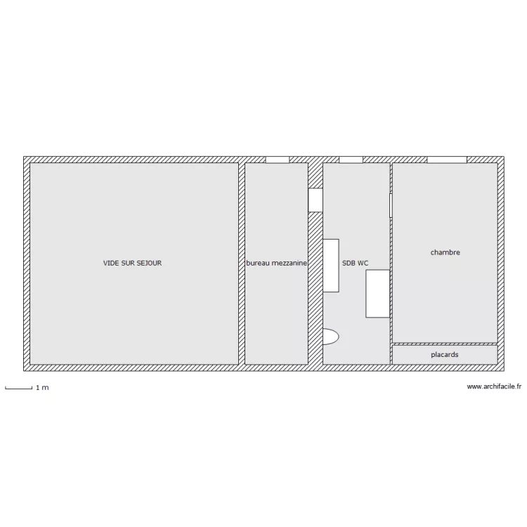 loft auberge 1er etage. Plan de loft auberge 1er etage. Plan de