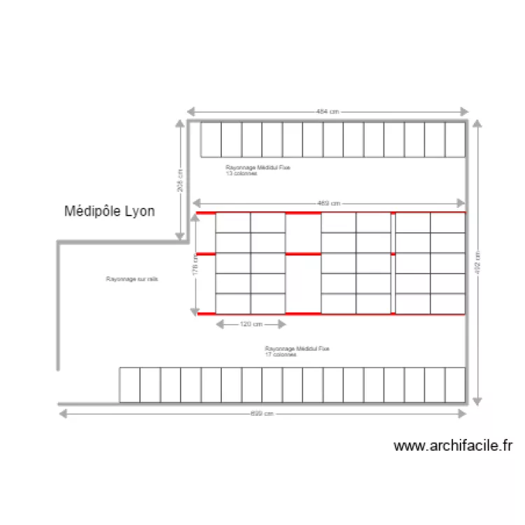 M&eacute;dipole Lyon. Plan de 
