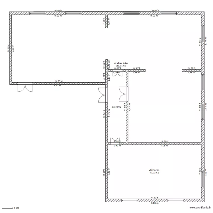   ATELIER A P A. Plan de 