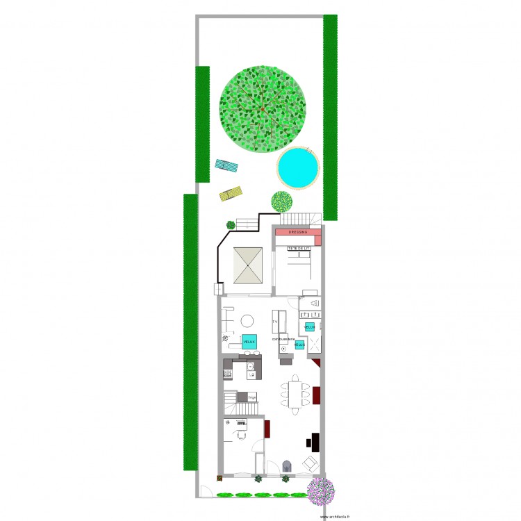 NVEAU PLAN WC ELOIGNE SANS NOM PIECES. Plan de 0 pièce et 0 m2