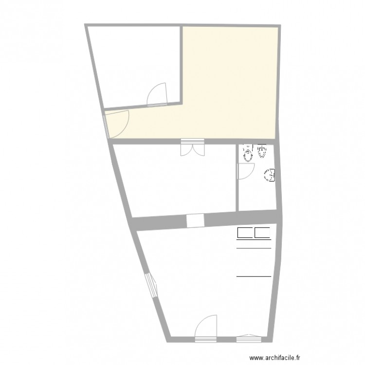 arrouquelas 31 p. Plan de 5 pièces et 68 m2