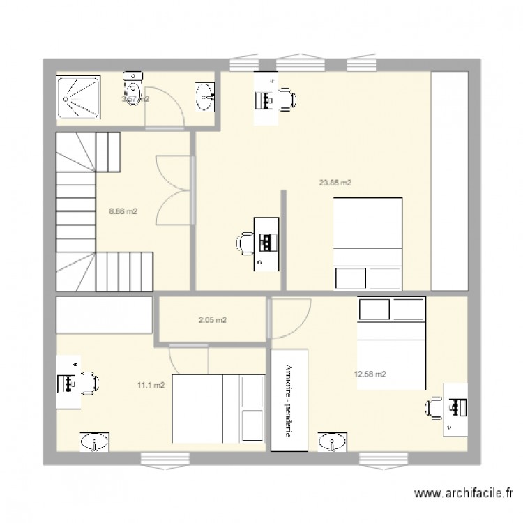 cochet. Plan de 0 pièce et 0 m2