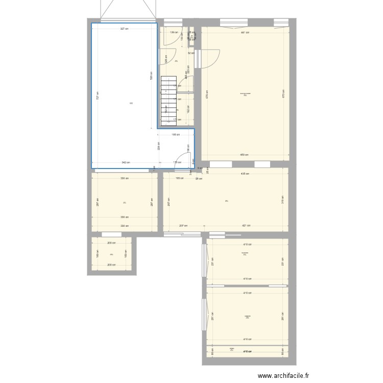 hesdigneul cuisine agrandie. Plan de 0 pièce et 0 m2