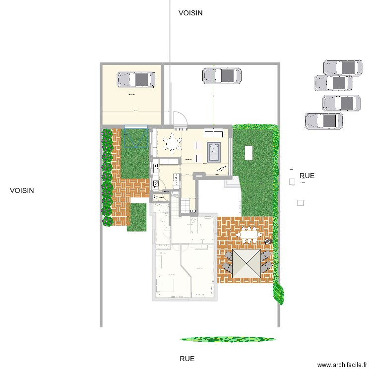 Maison Hermanville NH33. Plan de 10 pièces et 206 m2