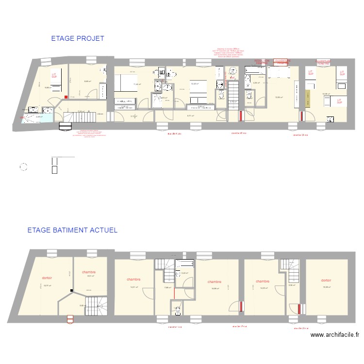 Etage version 16 mai 2021 1 E. Plan de 0 pièce et 0 m2