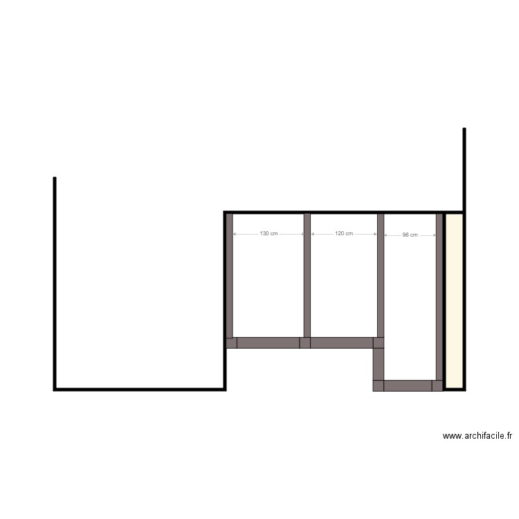 TERRASSE ETAGE. Plan de 0 pièce et 0 m2