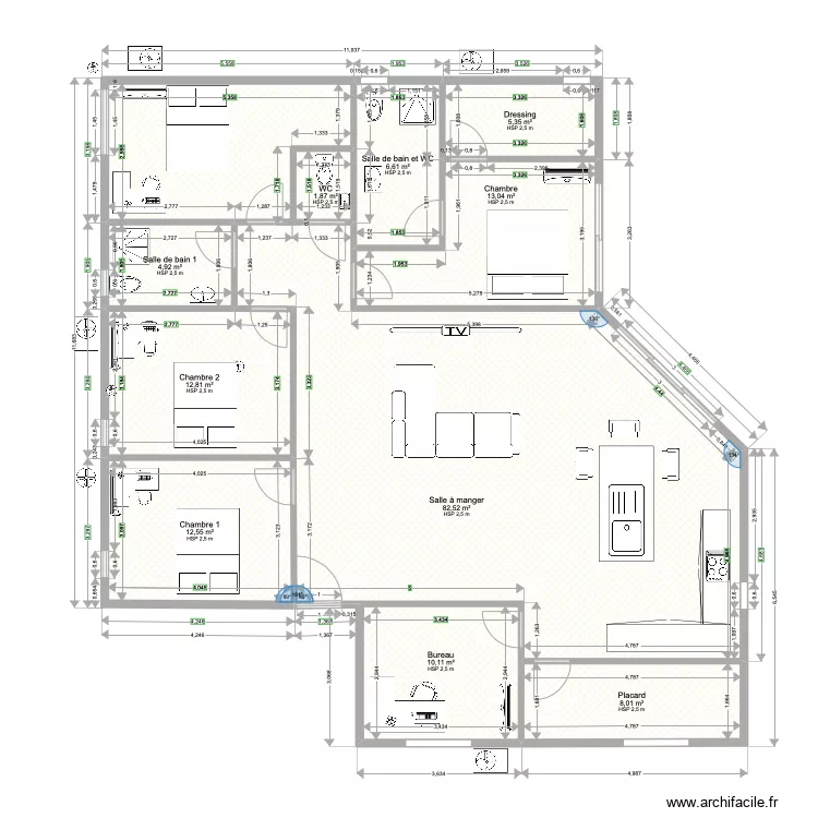 maison mathurin 2. Plan de 