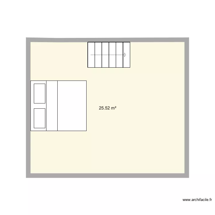 Maison Cours du noir l&eacute;vrier. Plan de 