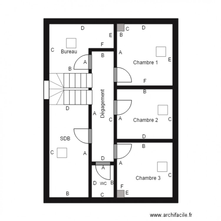 MORICE 1ETG. Plan de 0 pièce et 0 m2