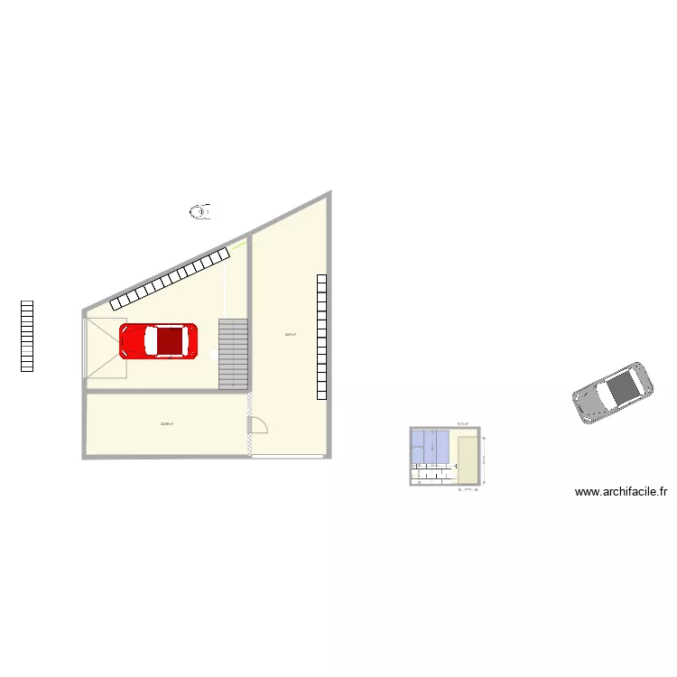 grange . Plan de grange . Plan de