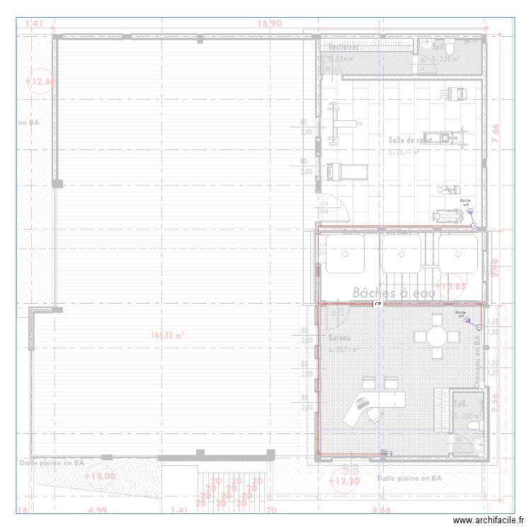 Internet immeuble TANAZOU Terrasse. Plan de 0 pièce et 0 m2